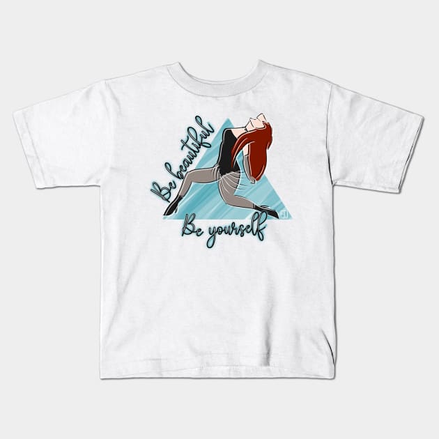 Be Beautiful Kids T-Shirt by fsketchr